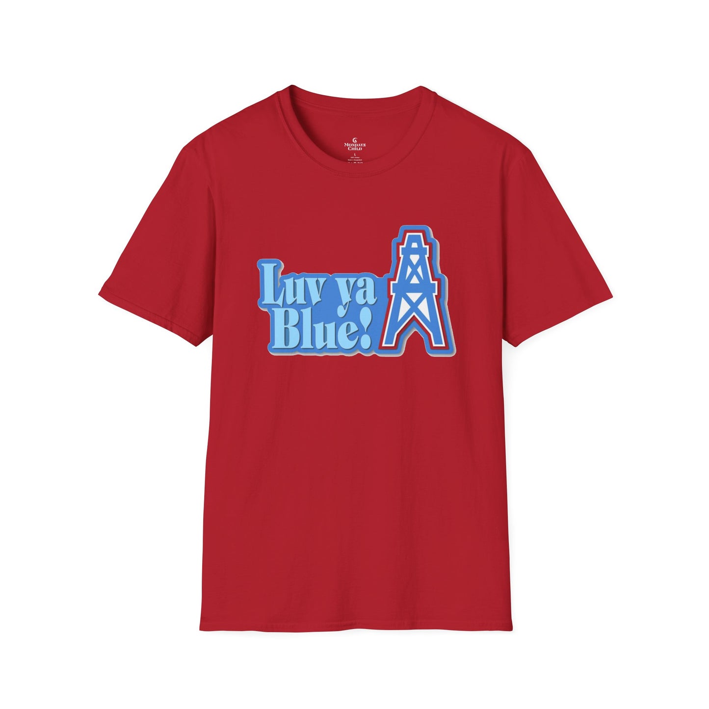 Houston Oilers ‘Luv Ya Blue’ Unisex Tee