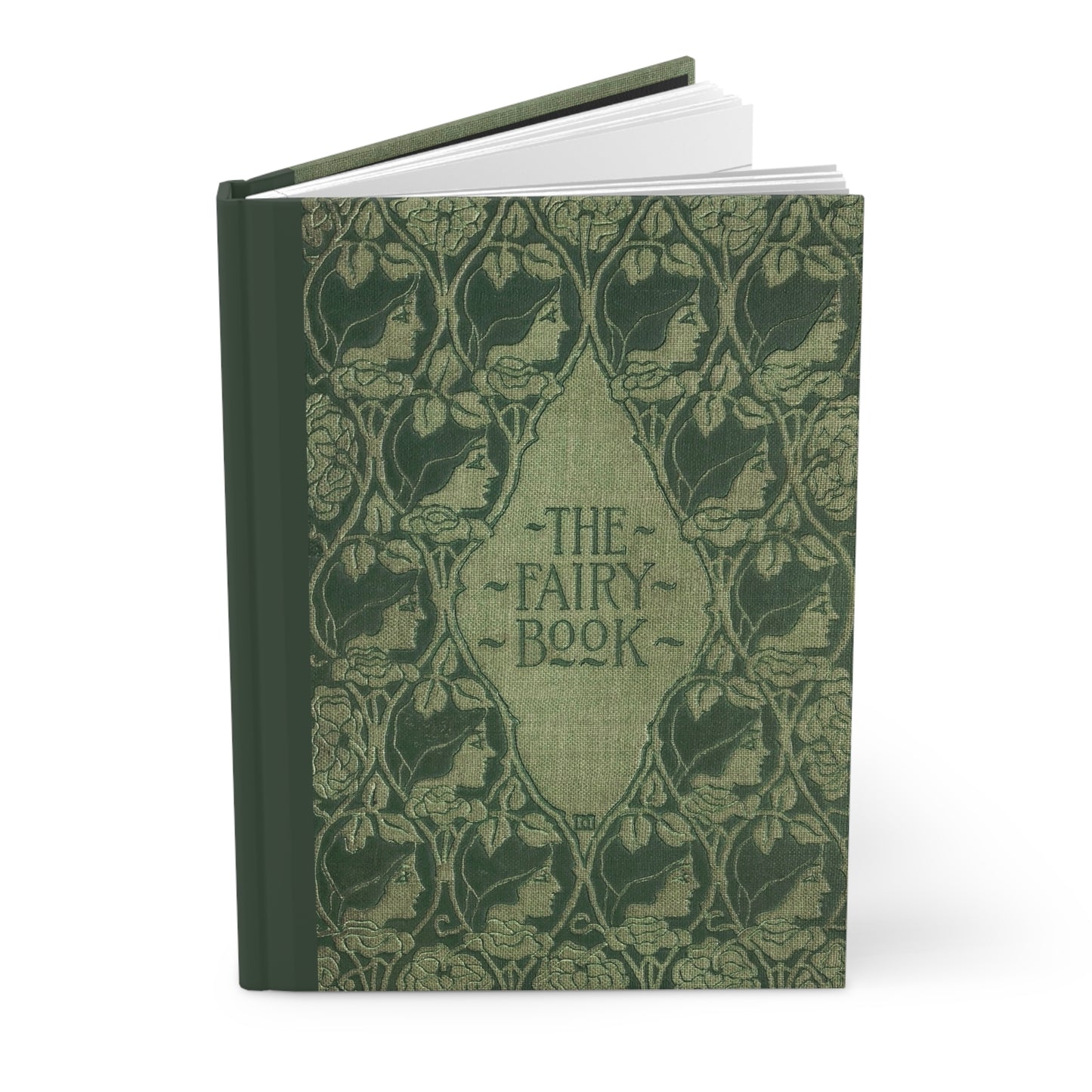 Green Fairy Hardcover Lined Journal