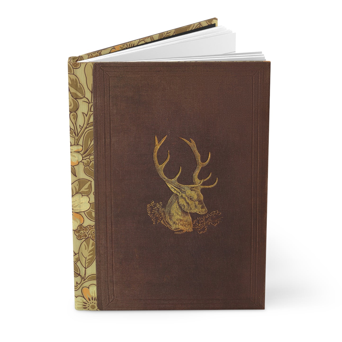 Gold Stag Hardcover Lined Journal