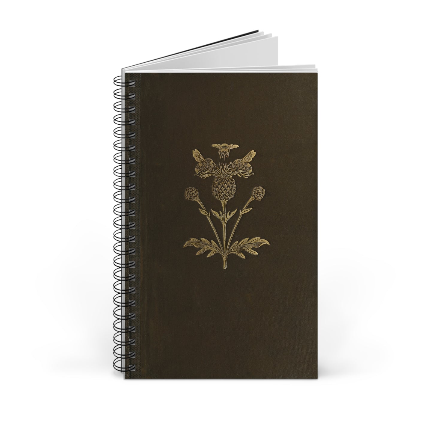 Scottish Thistle Spiral Journal | Blank, Lined, Dot Grid, Task