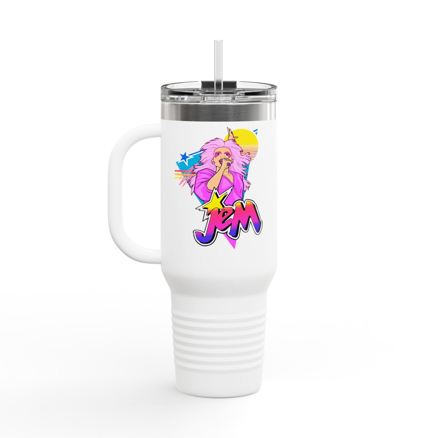 Jem and the Holograms Insulated Travel Mug, 40oz