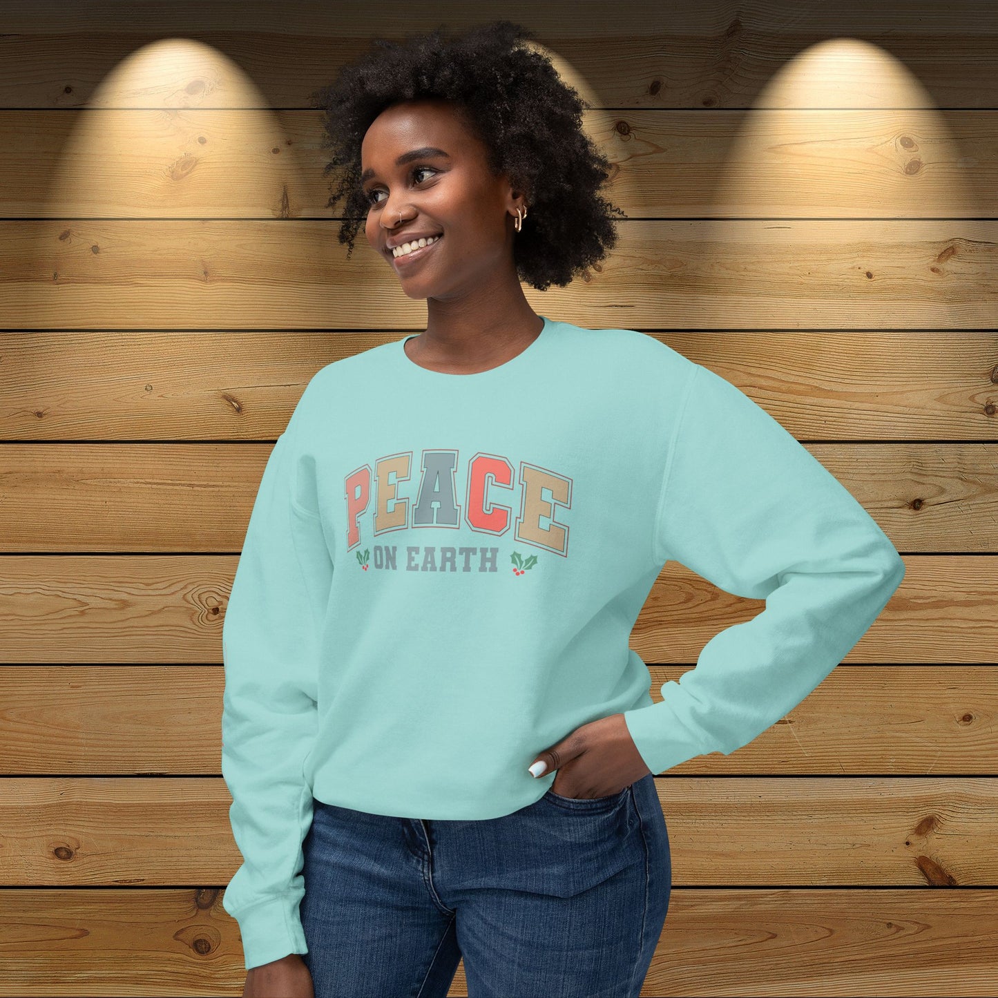 Christmas Unisex Sweatshirt: ‘Peace on Earth, Goodwill to Men’