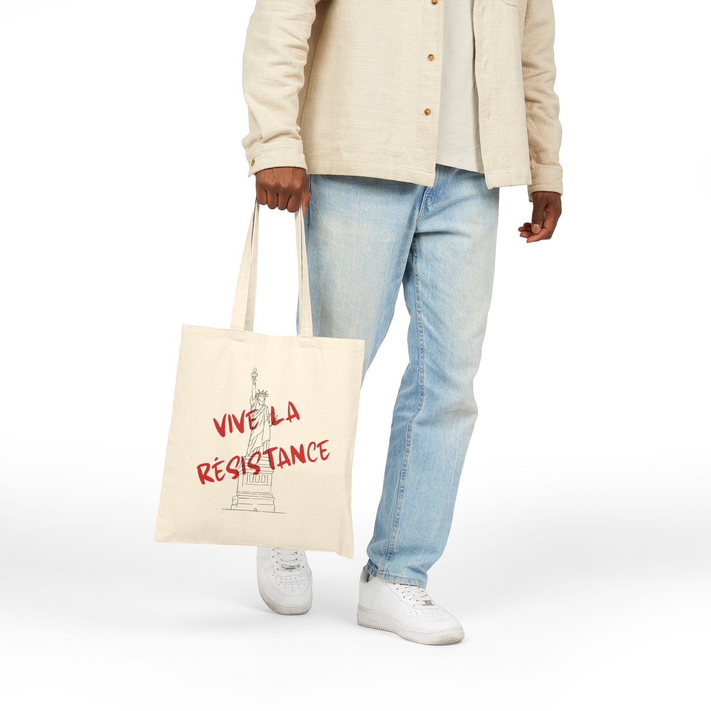 VIVE LA RÉSISTANCE Canvas Tote