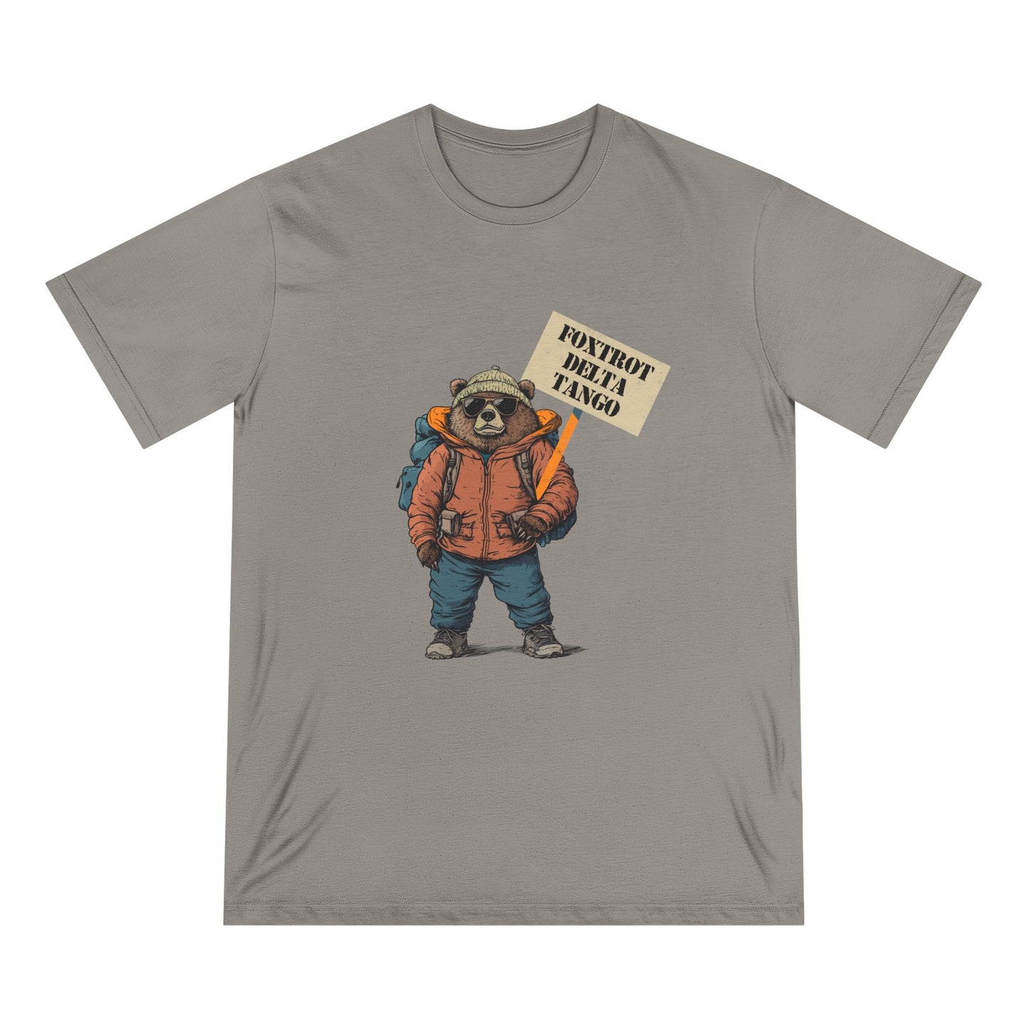 Protest Parks Bear Organic Unisex Tee