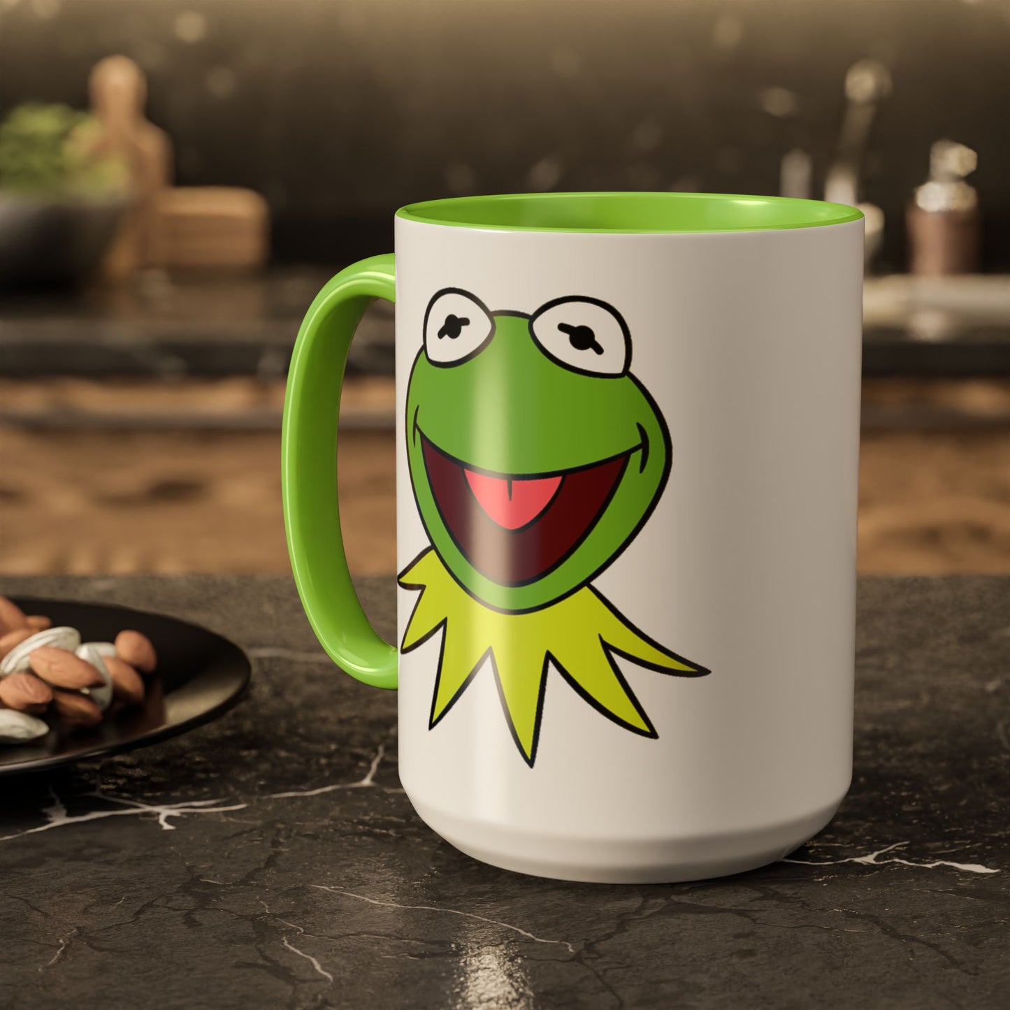 The Muppets Color Accent Coffee Mug (11oz/15oz) - Kermit