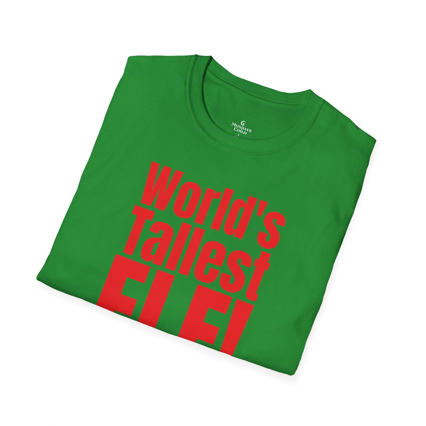 ‘World's Tallest Elf’ Funny Christmas Holiday Tee