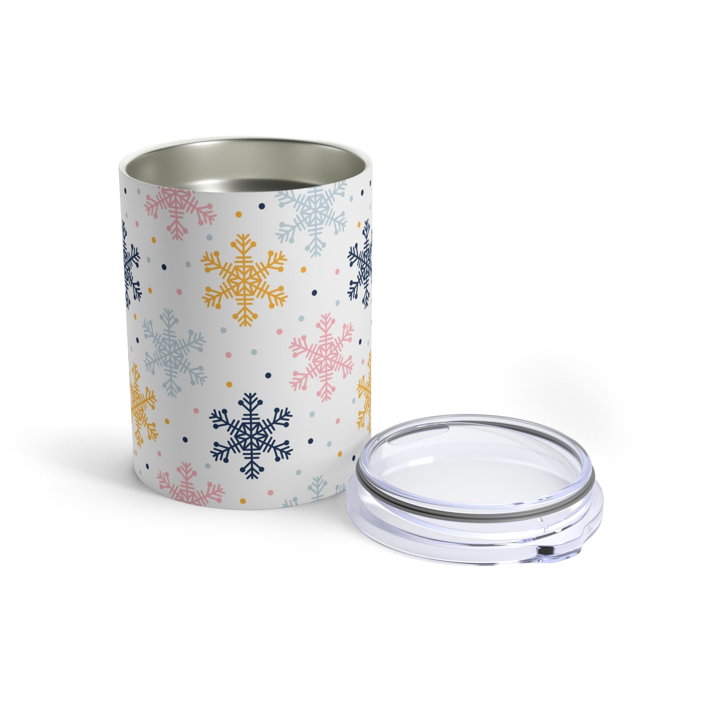 Rocks Tumbler, 10 oz - Sweet Snowflakes