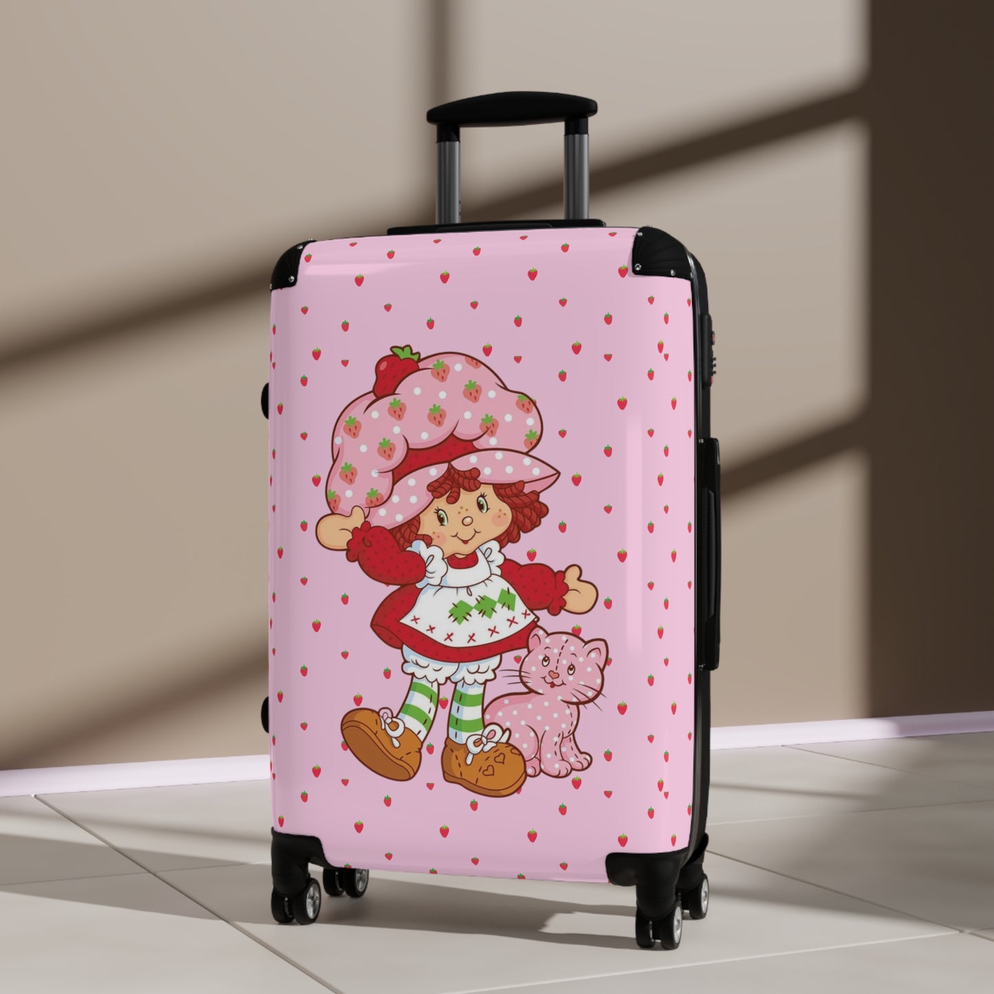 Strawberry Shortcake Rolling Suitcase, 3 Sizes