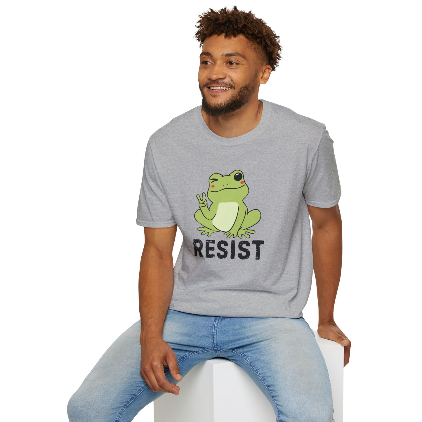 Frog Resistance Unisex Softstyle Tee