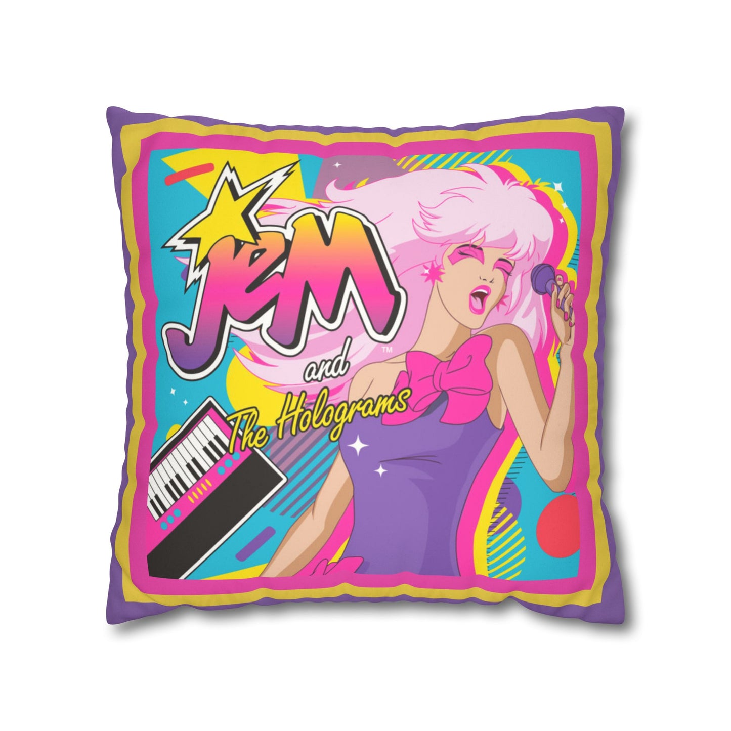 Jem and the Holograms Cushion Cover