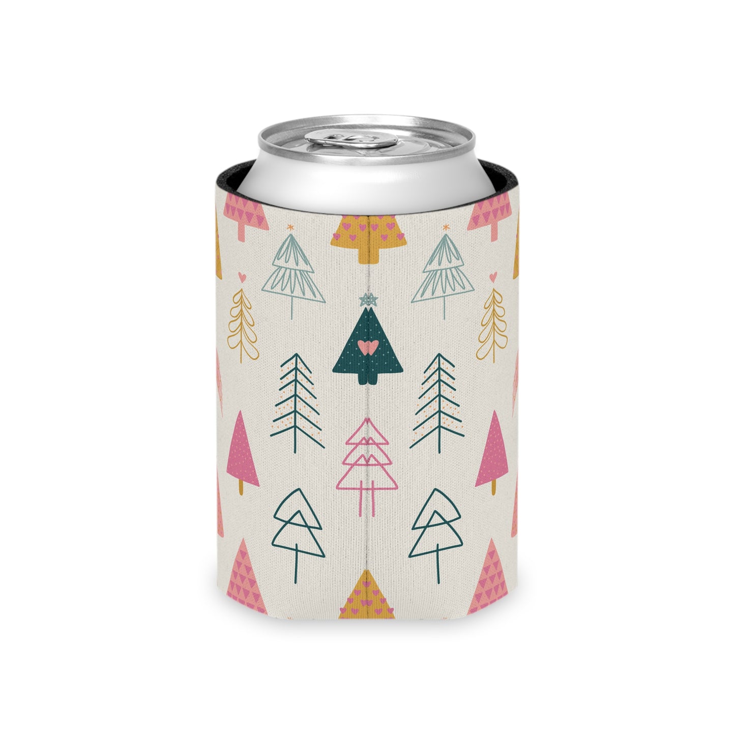 Can Cooler, Standard or Slim Size - Whimsy Christmas Tree