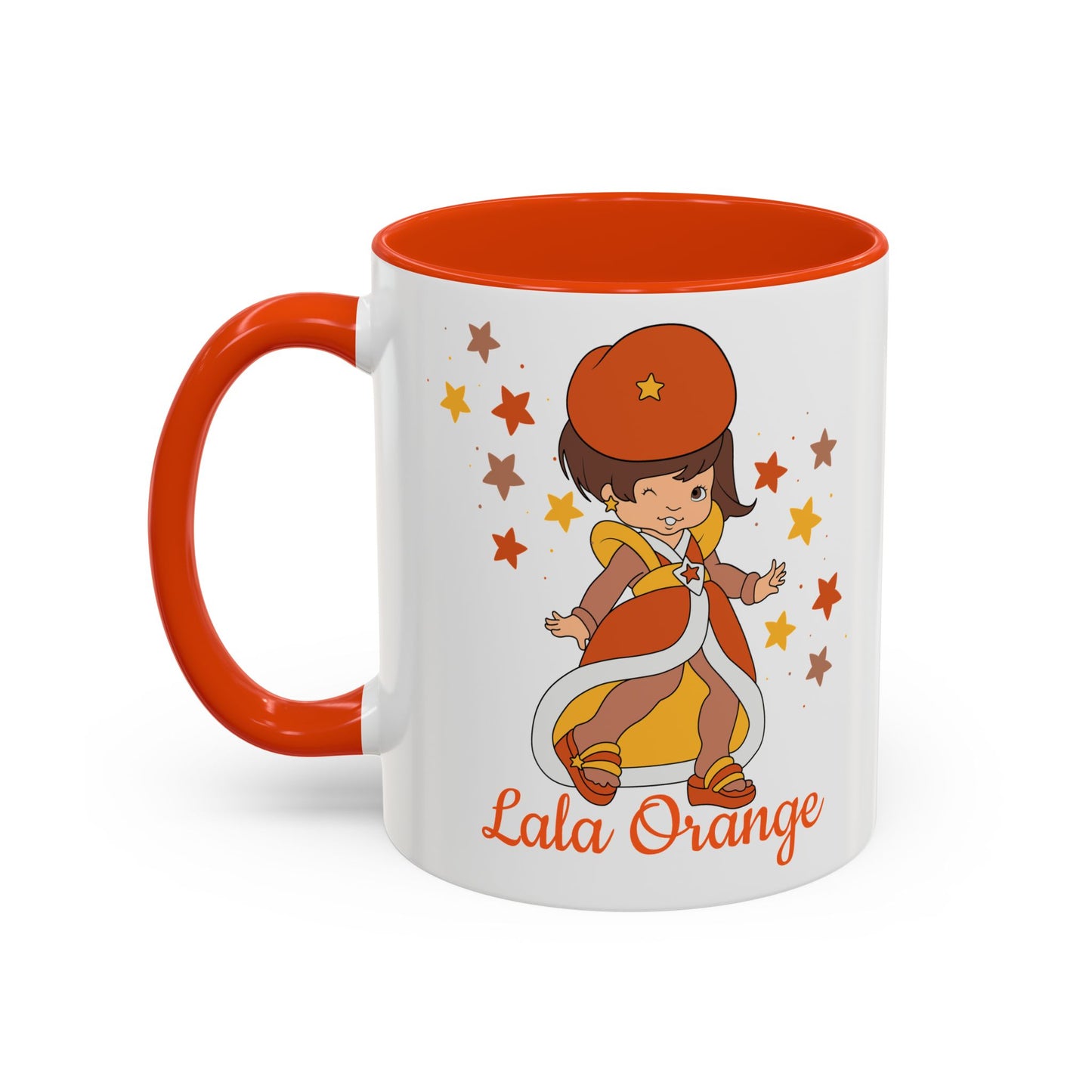 Rainbow Brite Color Kids Ceramic Mug - Lala Orange, 11oz/15oz