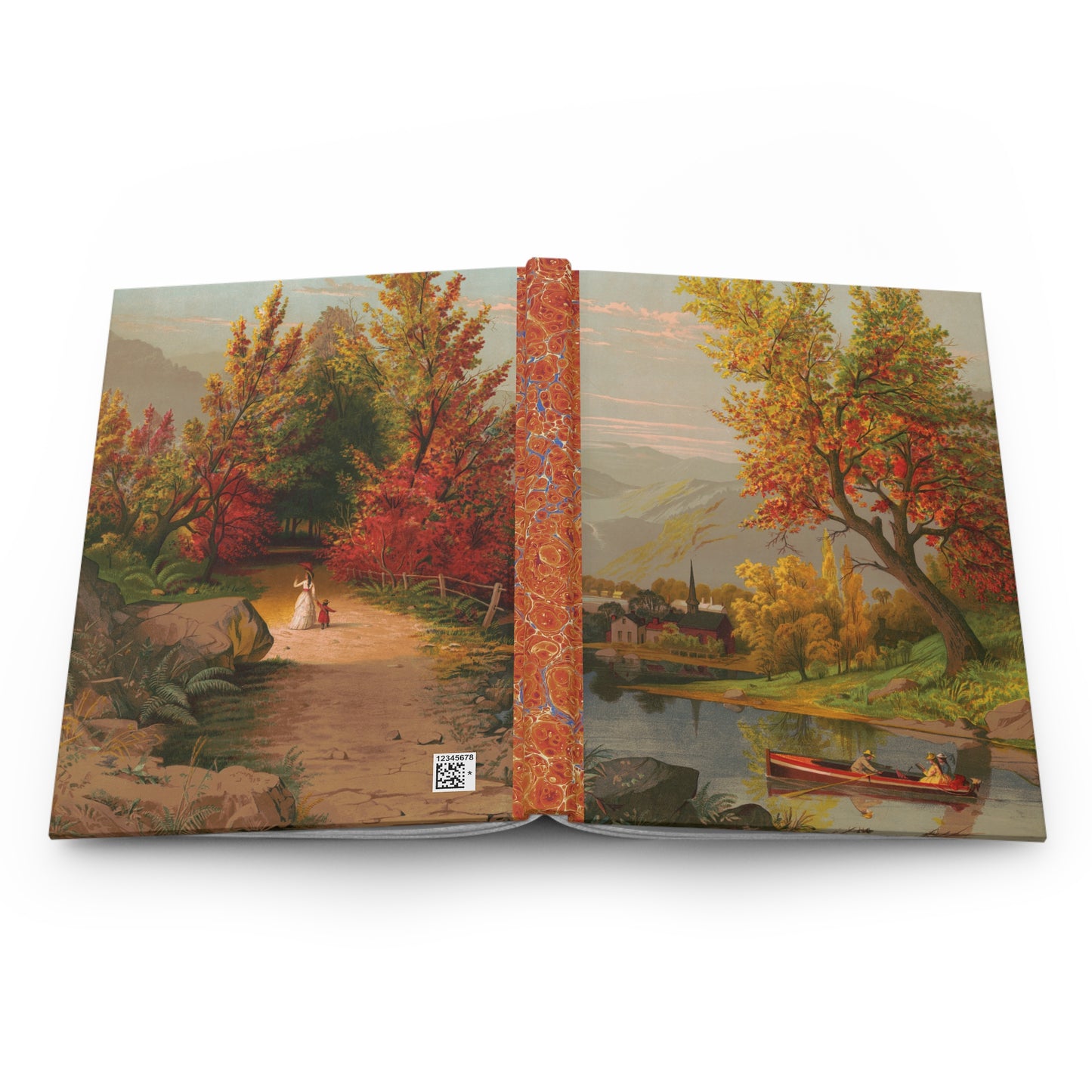 Autumn Days Hardcover Lined Journal