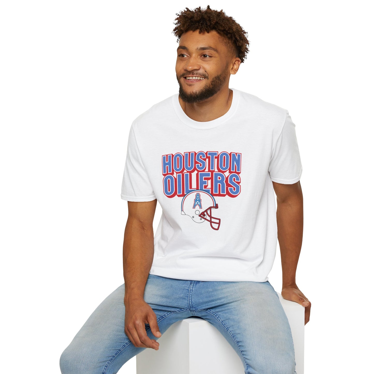 Houston Oilers Retro Helmet Unisex T-Shirt | up to 5X