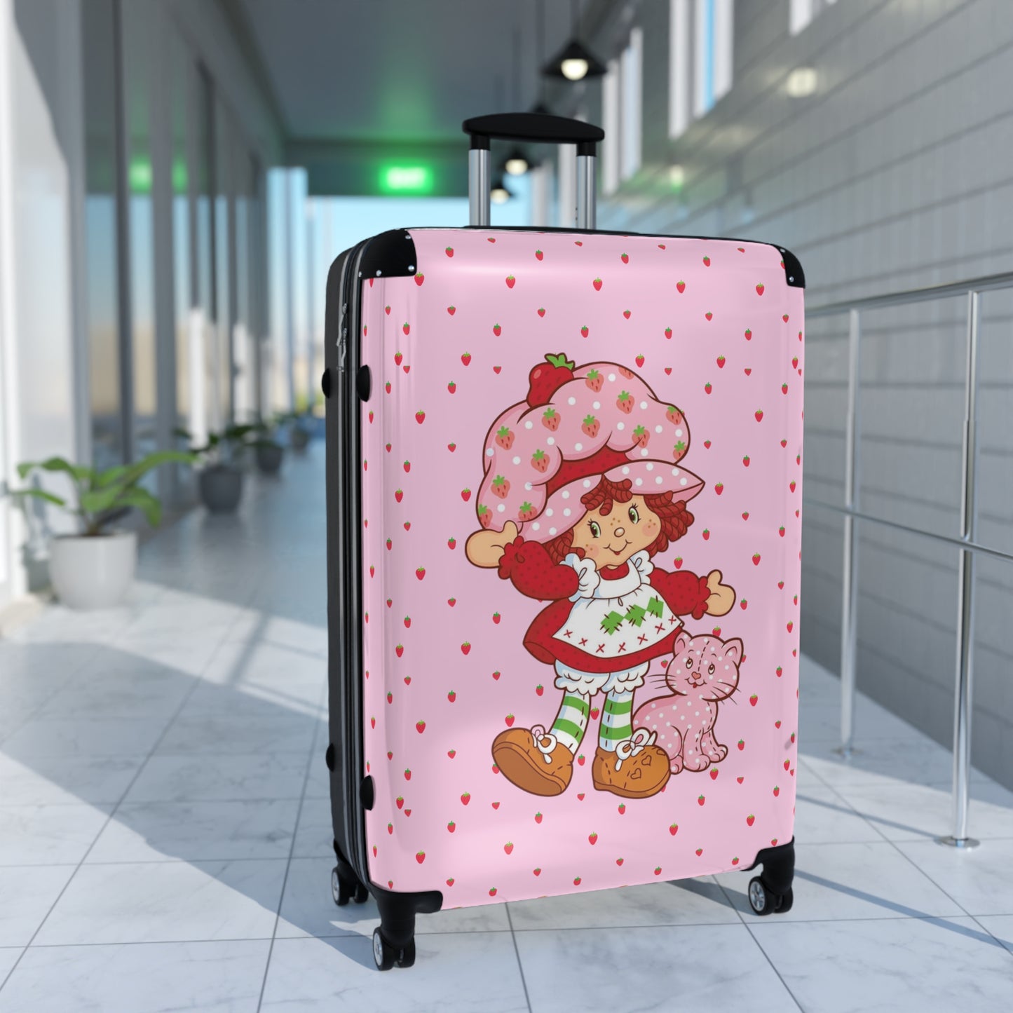 Strawberry Shortcake Rolling Suitcase, 3 Sizes