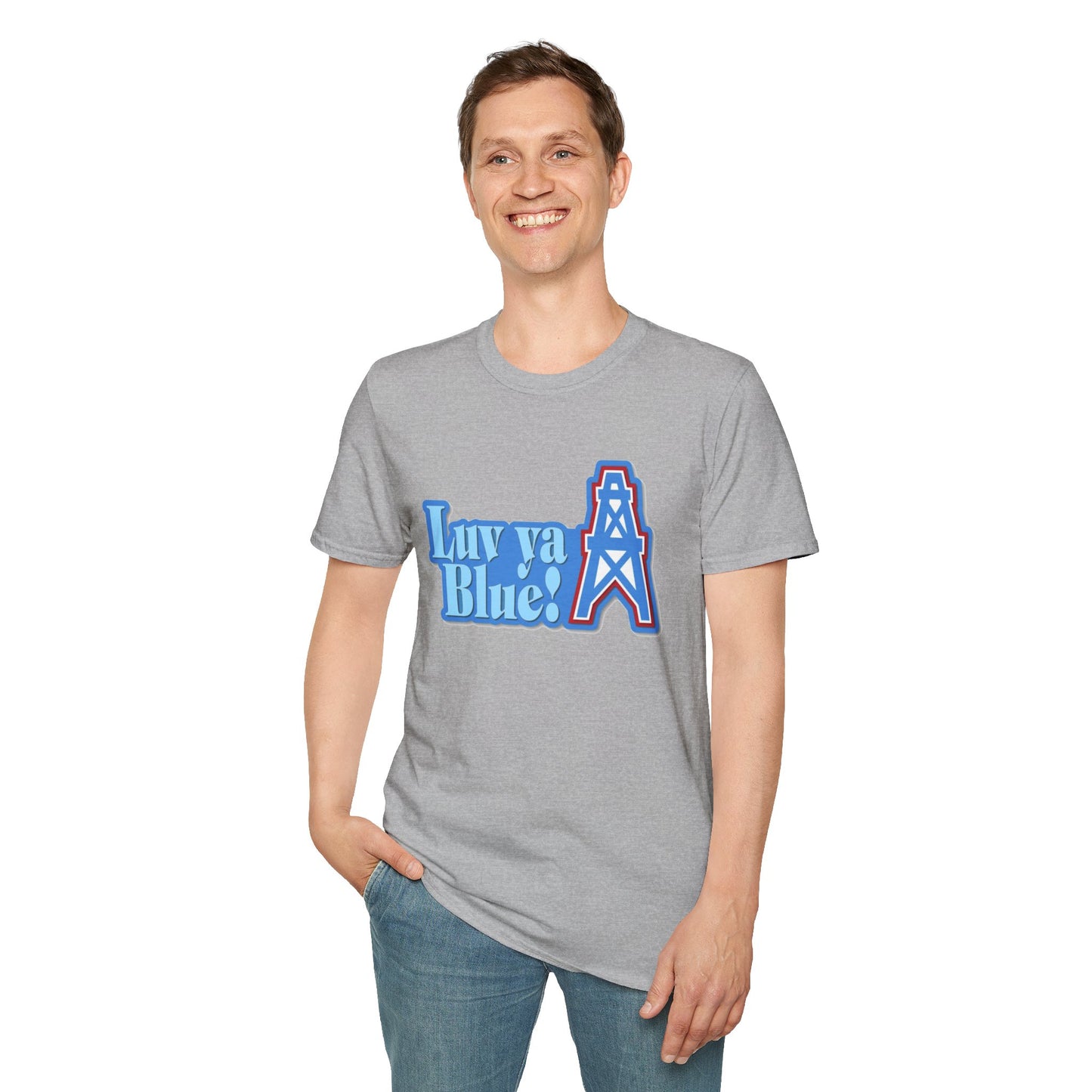 Houston Oilers ‘Luv Ya Blue’ Unisex Tee