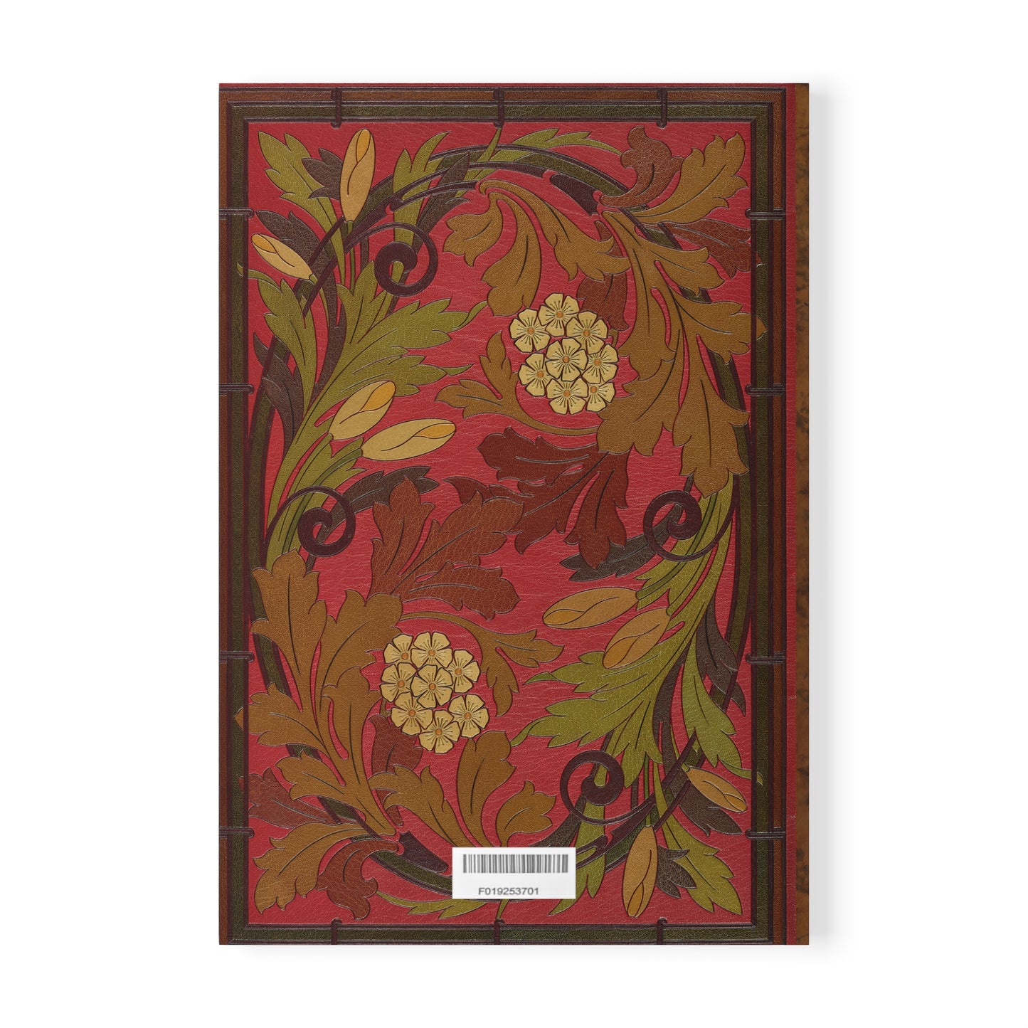 Red Floral Softcover Notebook