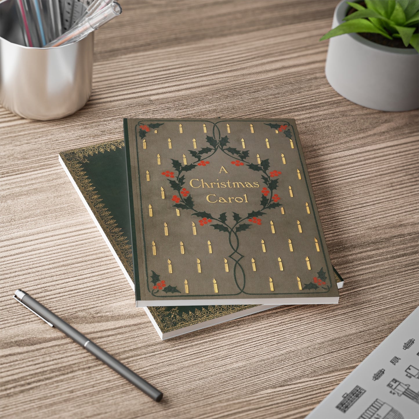 “A Christmas Carol” Softcover Notebook