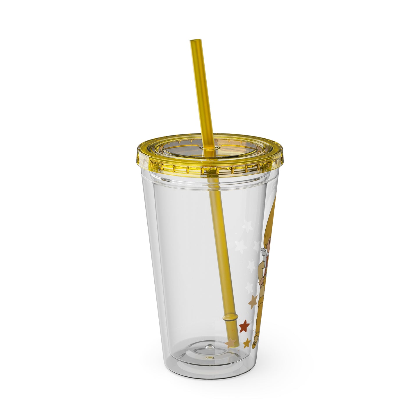 Rainbow Brite 16oz Acrylic Tumbler featuring Canary Yellow