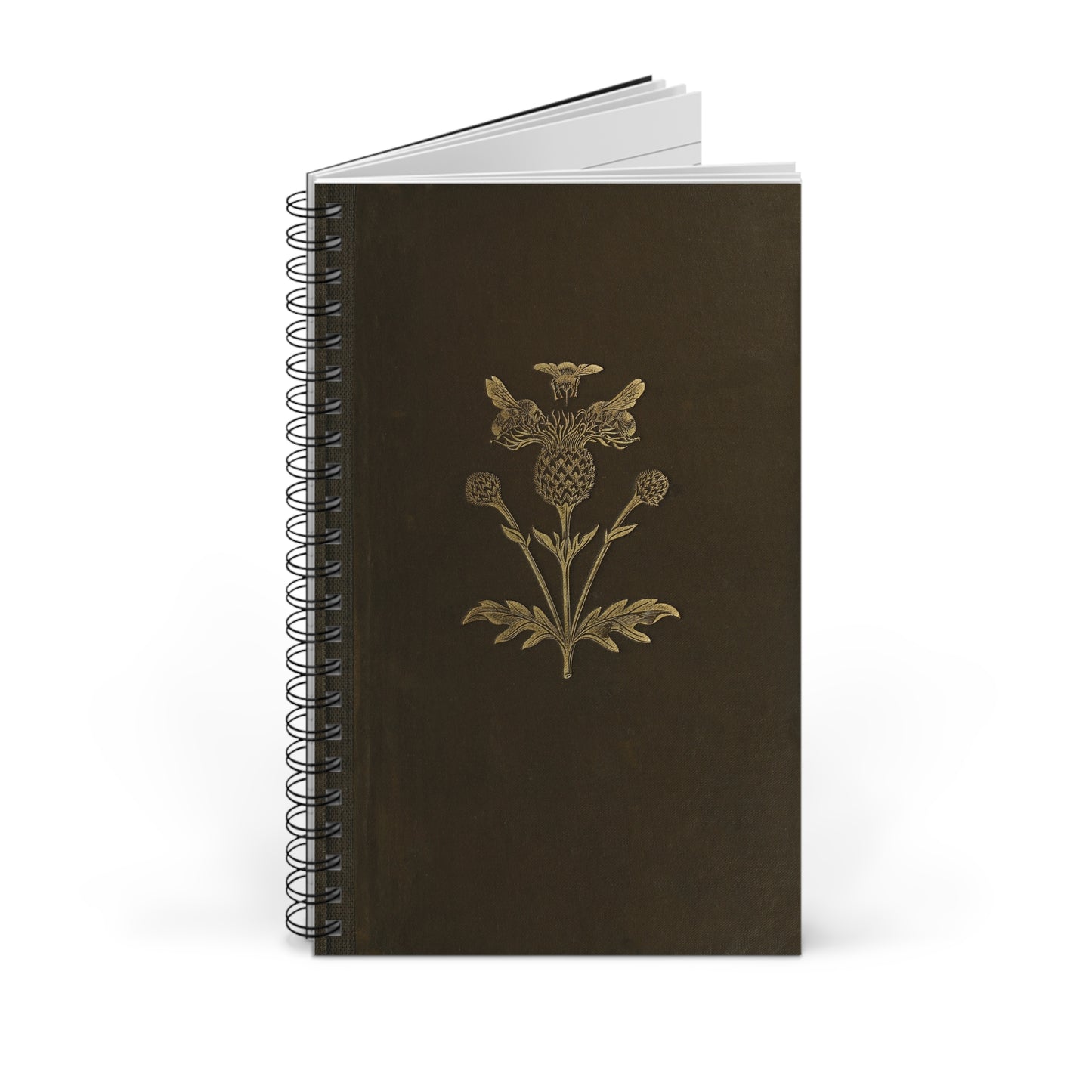 Scottish Thistle Spiral Journal | Blank, Lined, Dot Grid, Task