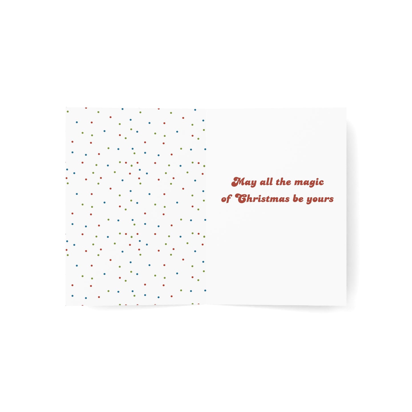 Retro Candy Cane Santa Christmas Greeting Card