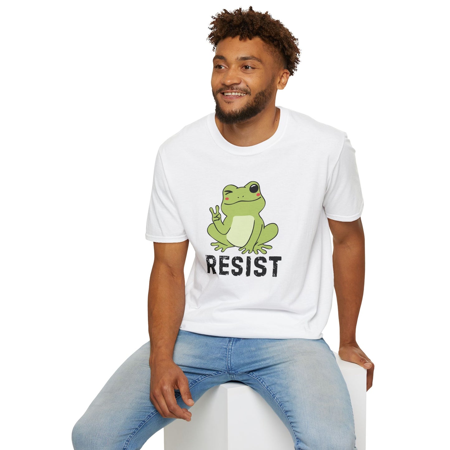 Frog Resistance Unisex Softstyle Tee
