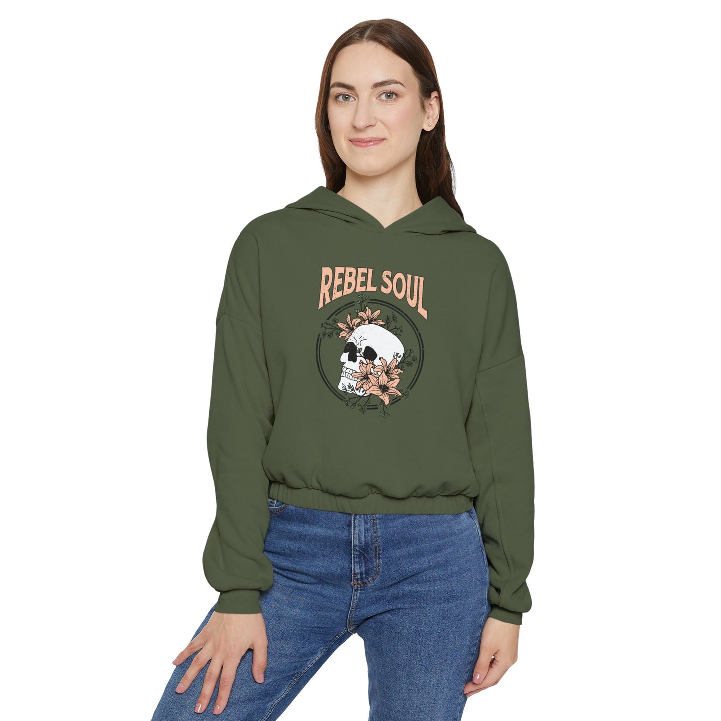 Rebel Soul Cropped Hoodie