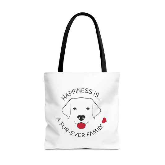 Happiness Is... A Fur-Ever Family Tote Bag