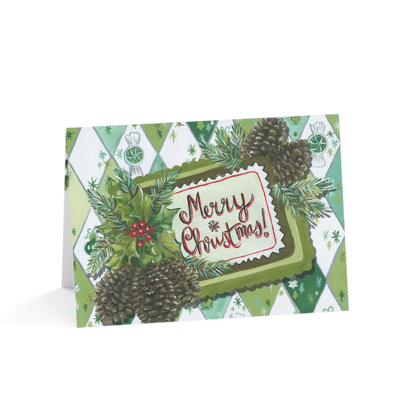 Vintage “Merry Christmas” Greeting Card