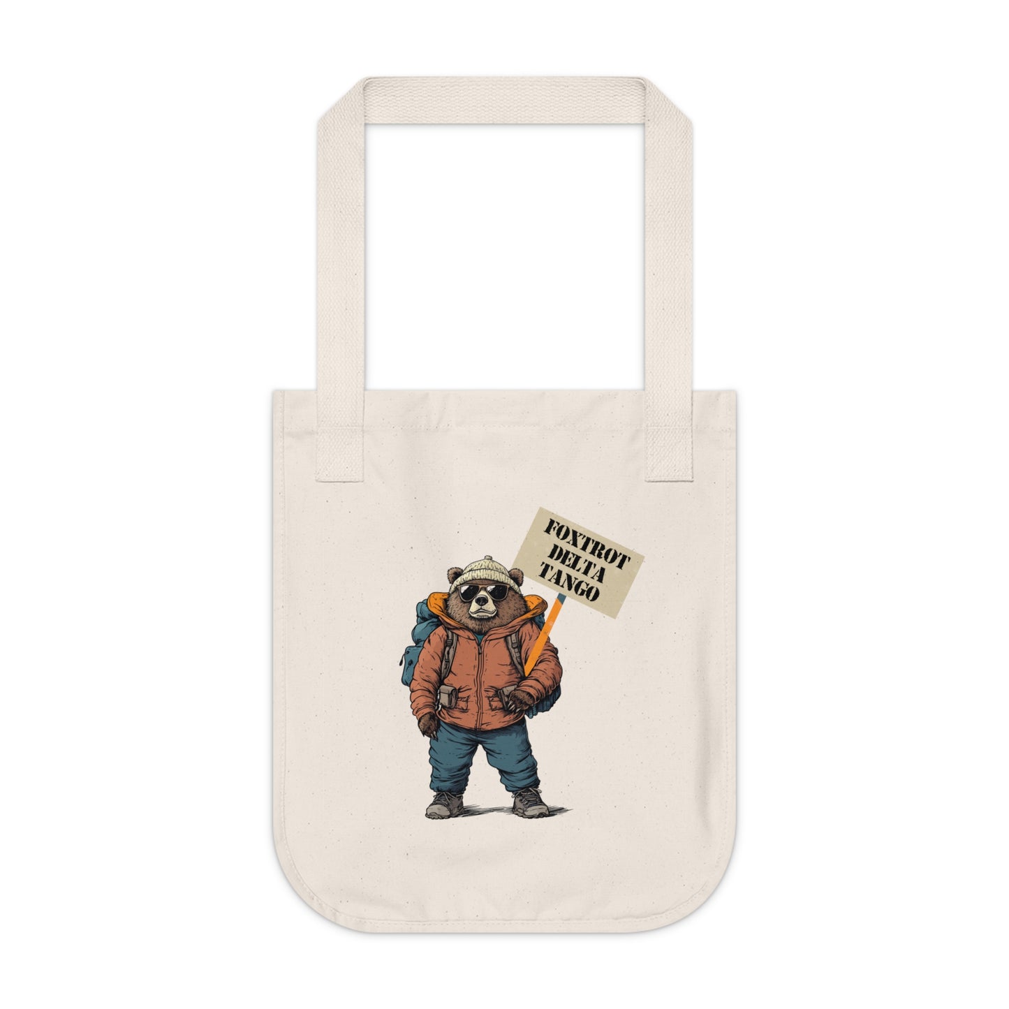 Organic Tote - Park Bear Protest