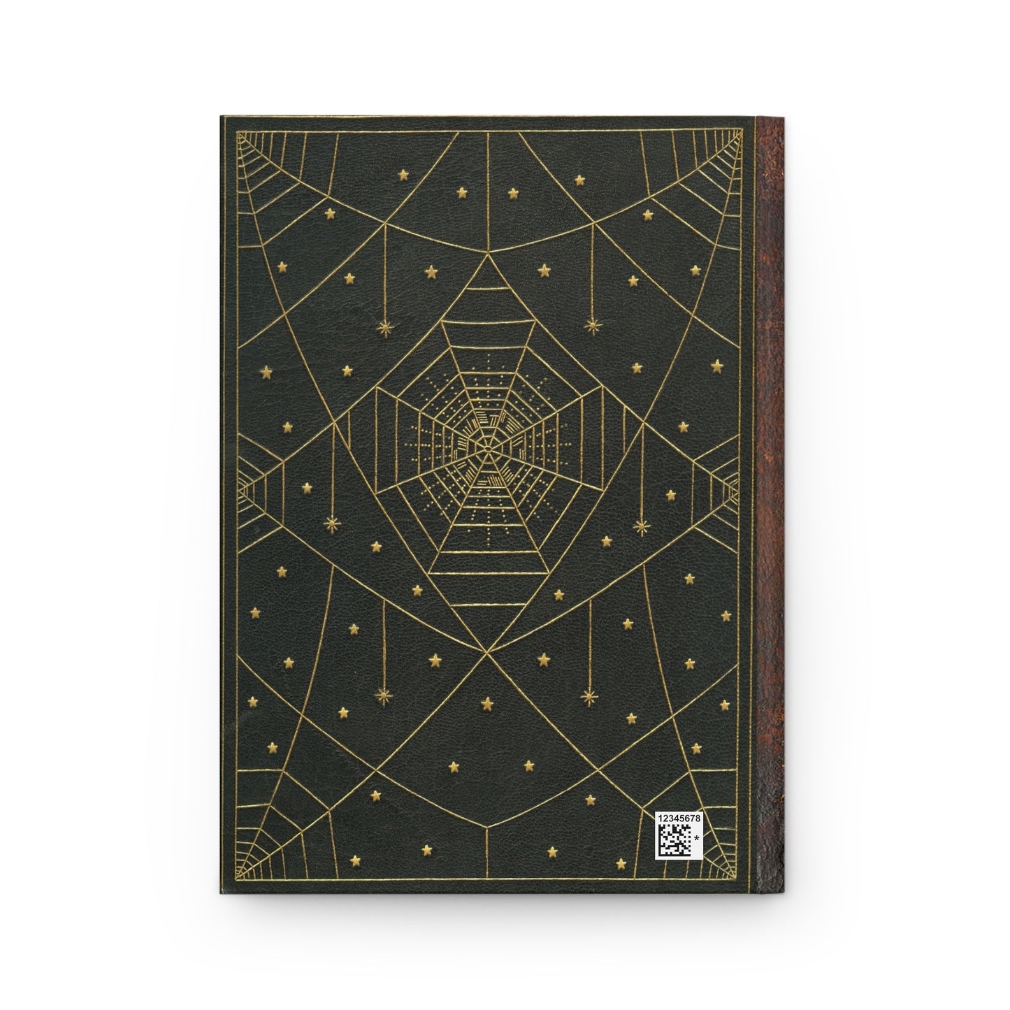 Gold Spiderwebs Hardcover Lined Journal