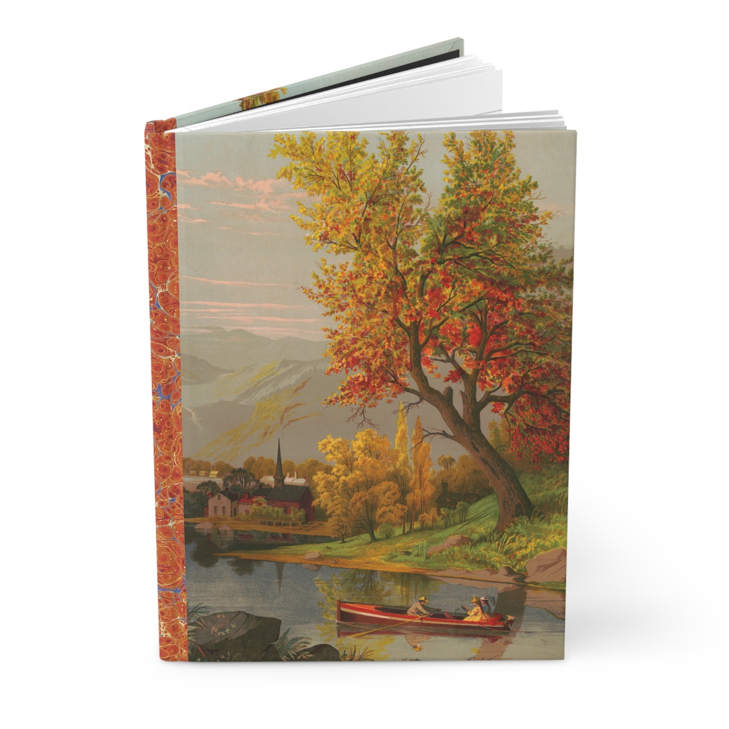 Autumn Days Hardcover Lined Journal