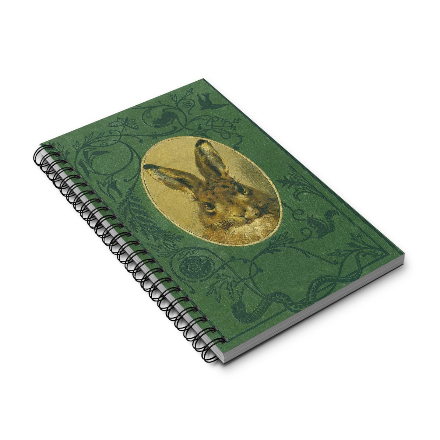 Woodland Hare Spiral Notebook | Blank, Dot Grid, Lined, Task