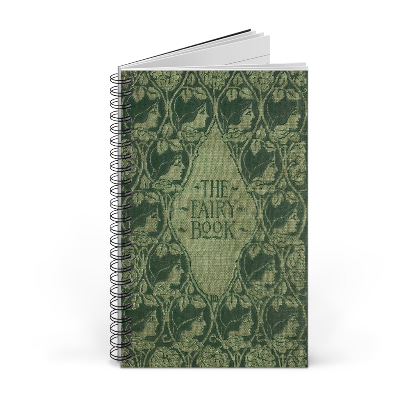 Green Fairy Spiral Notebook | Blank, Dot Grid, Lined, Task