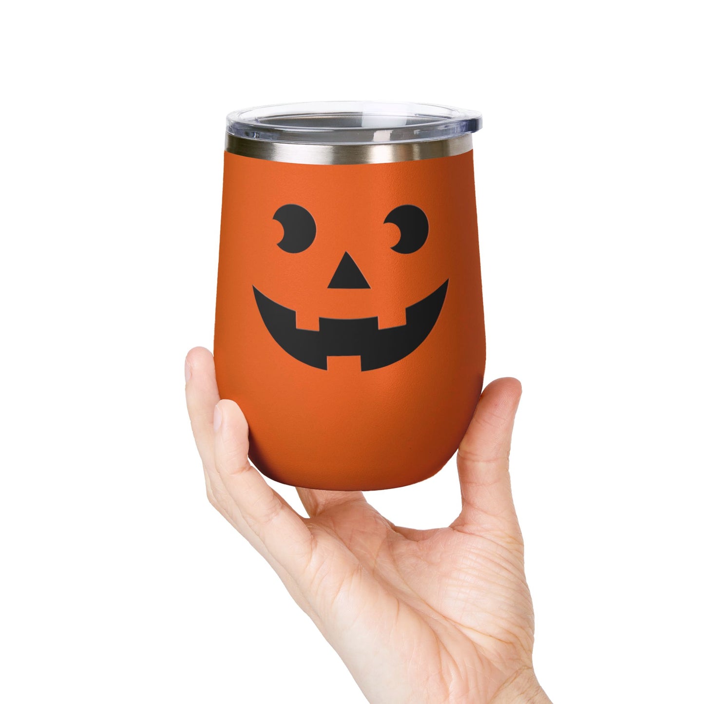 Wine Tumbler - Pumpkin Face