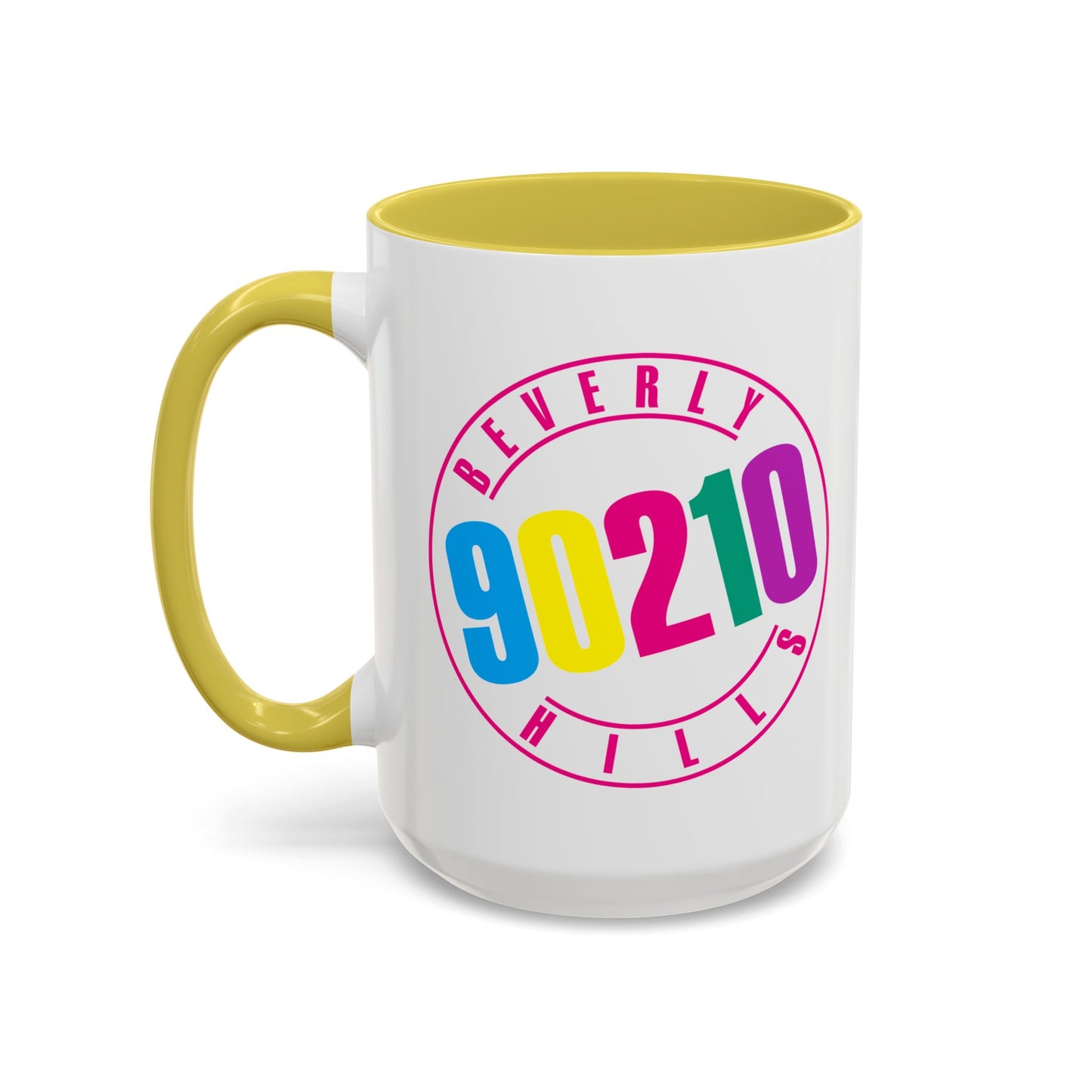 90210 Colorful Accent Mug (11oz & 15oz)