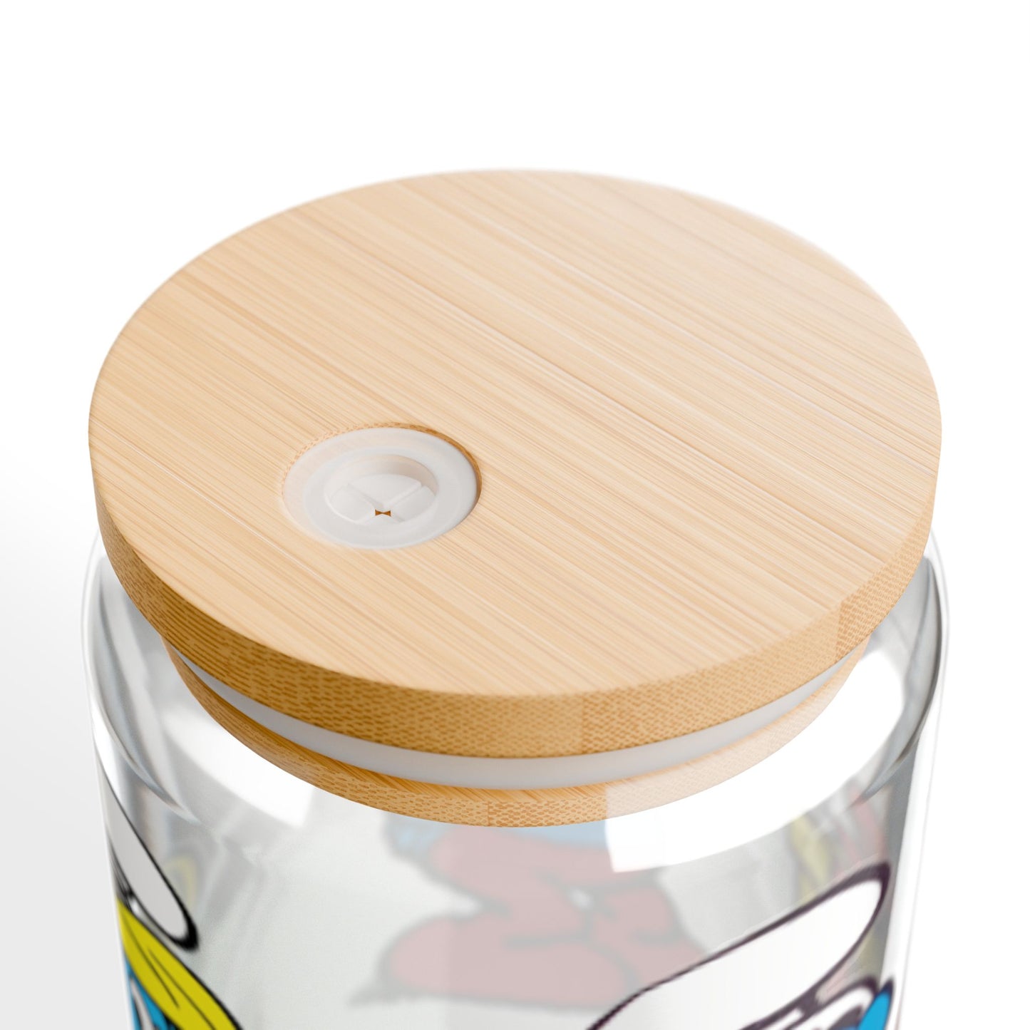 Smurfs Themed Sipper Glass, 16oz | Papa Smurf, Smurfette, Jokey Smurf