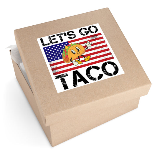 ‘Let’s Go TACO’ Indoor/Outdoor Stickers