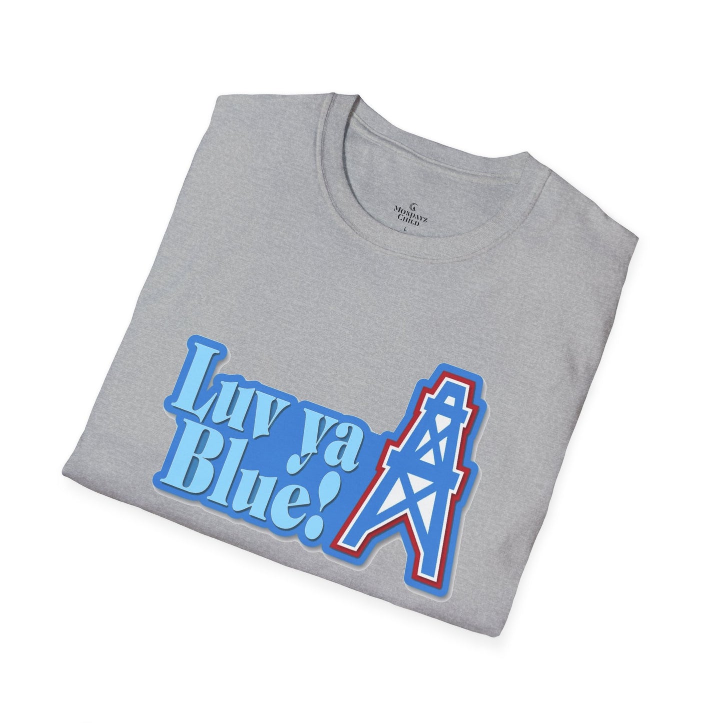 Houston Oilers ‘Luv Ya Blue’ Unisex Tee
