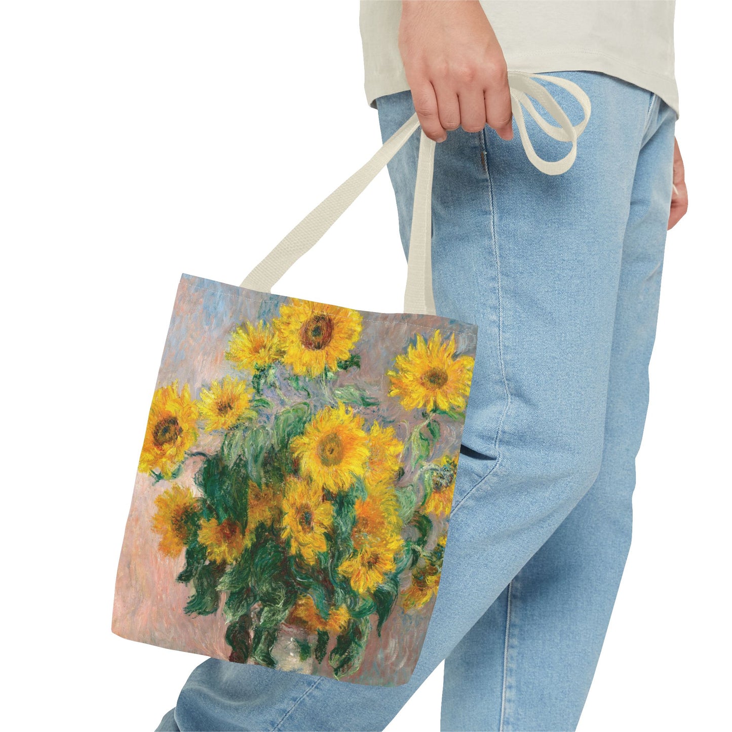 Monet’s Sunflowers Tote Bag