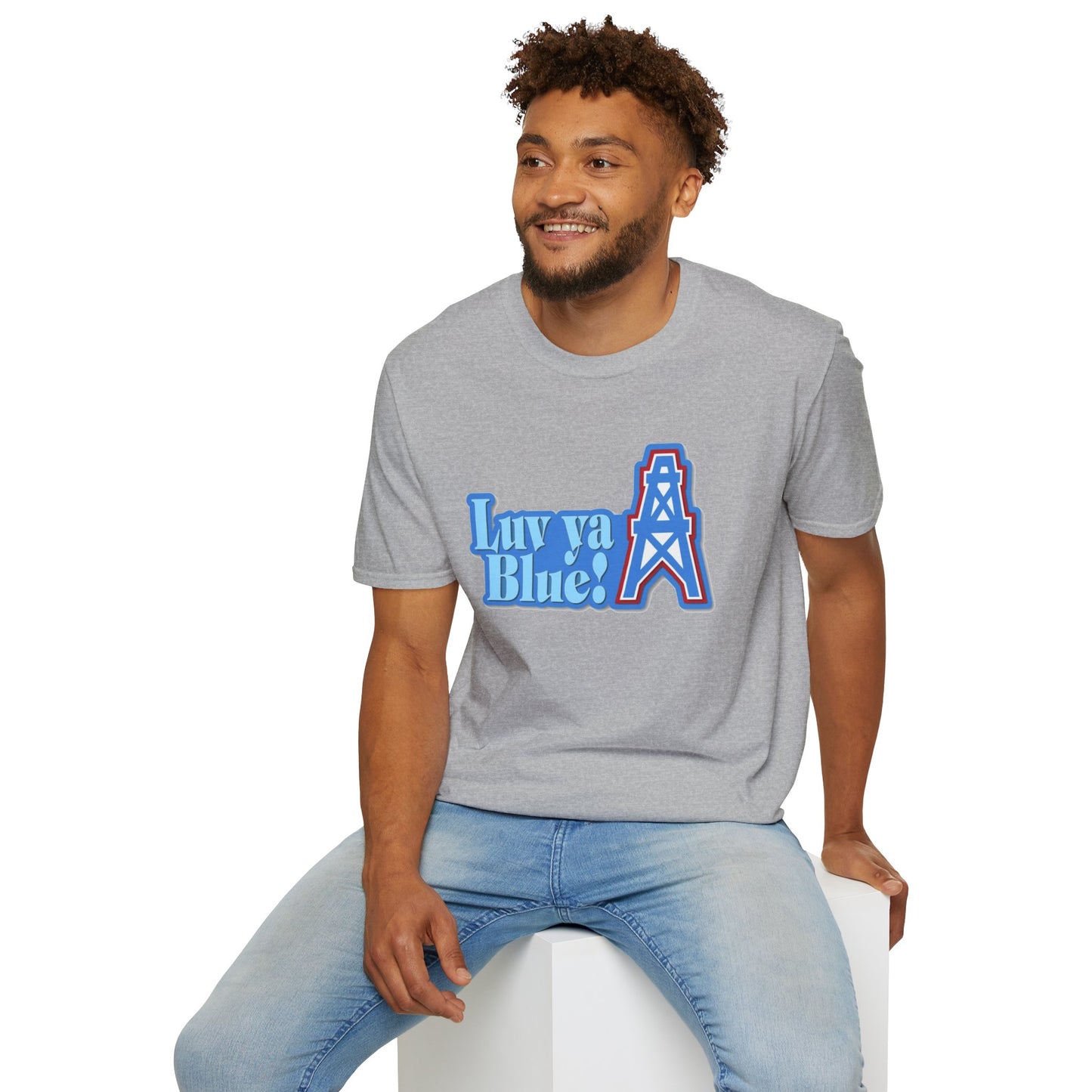 Houston Oilers “Luv Ya Blue” Unisex T-Shirt | Up to 5X