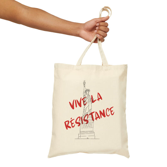 Vive La Résistance Canvas Tote Bag