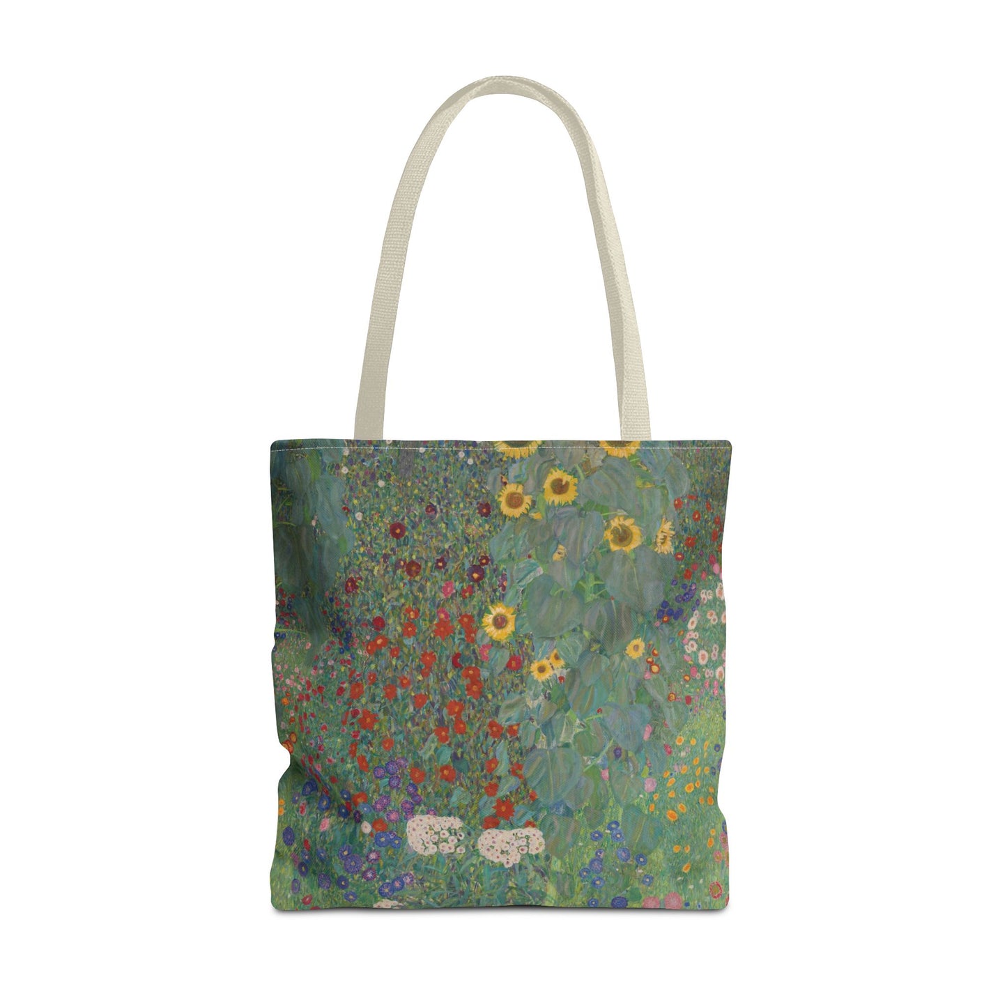 Klimt’s “Farm Garden with Sunflowers” Tote Bag