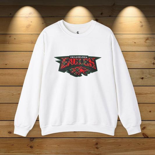 Eagles Unisex Christmas Tartan Sweatshirt