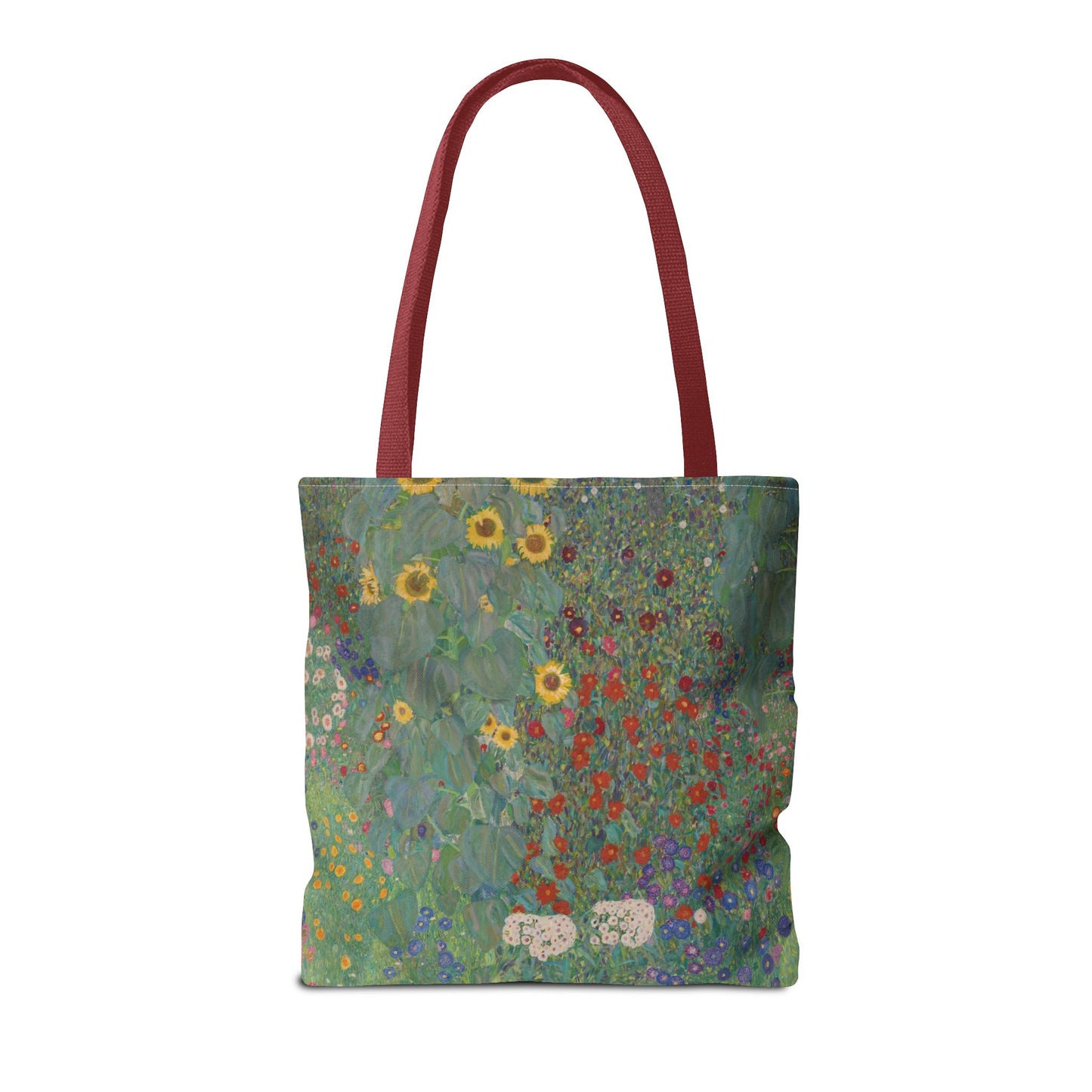 Klimt’s “Farm Garden with Sunflowers” Tote Bag