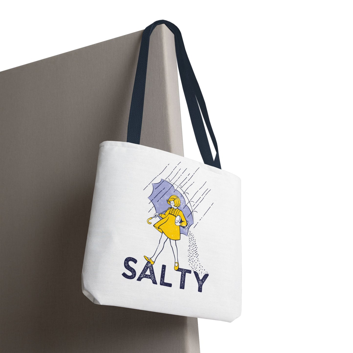 Salty Girl Rain Tote Bag