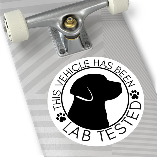 Lab Tested Vinyl Stickers - Car Decal
