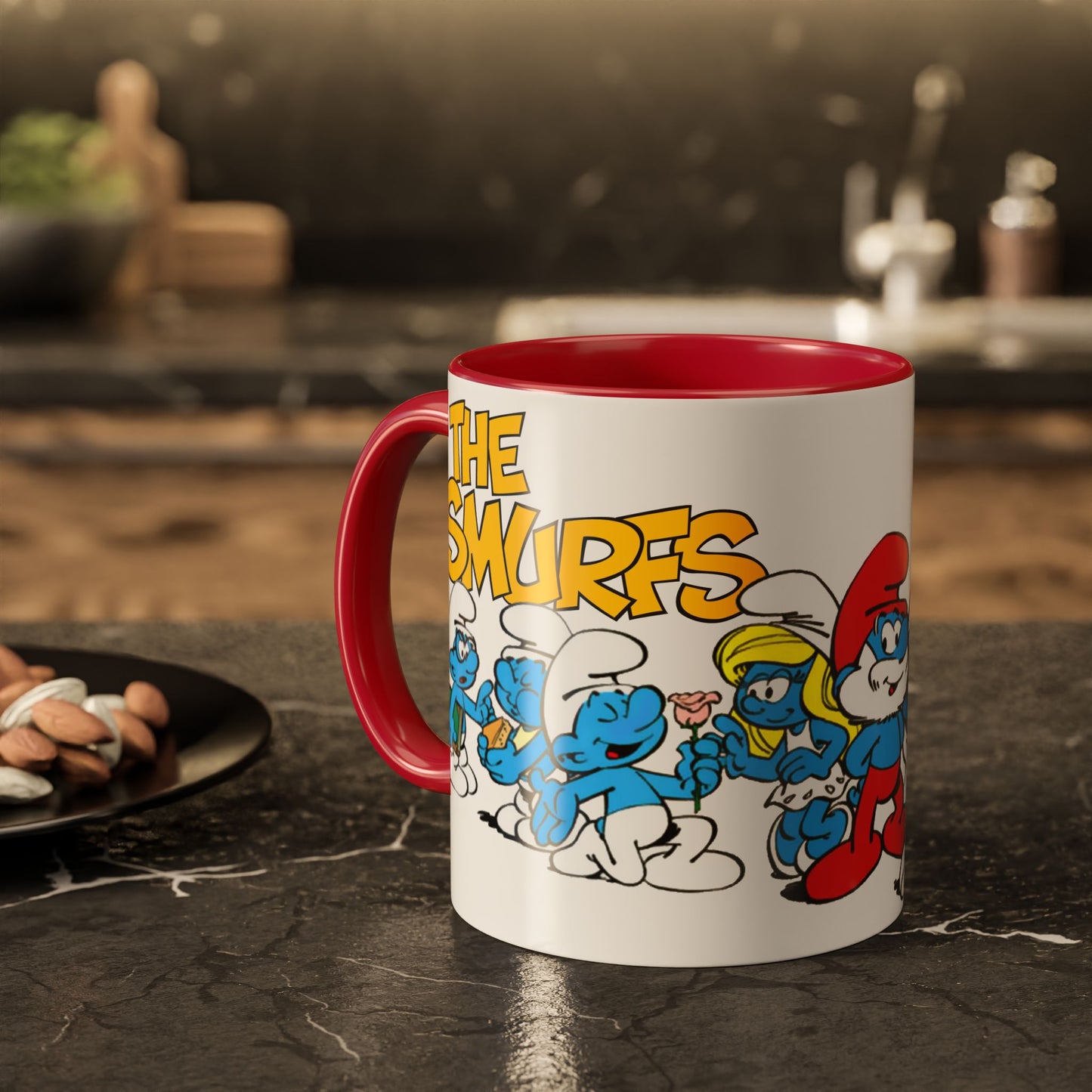 Smurfs-Inspired Colorful Coffee Mug, 11oz / 15oz