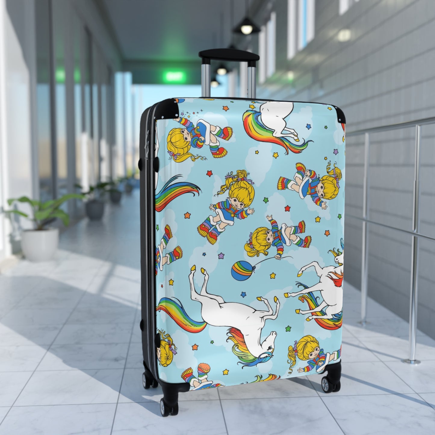 Rainbow Brite Rolling Luggage