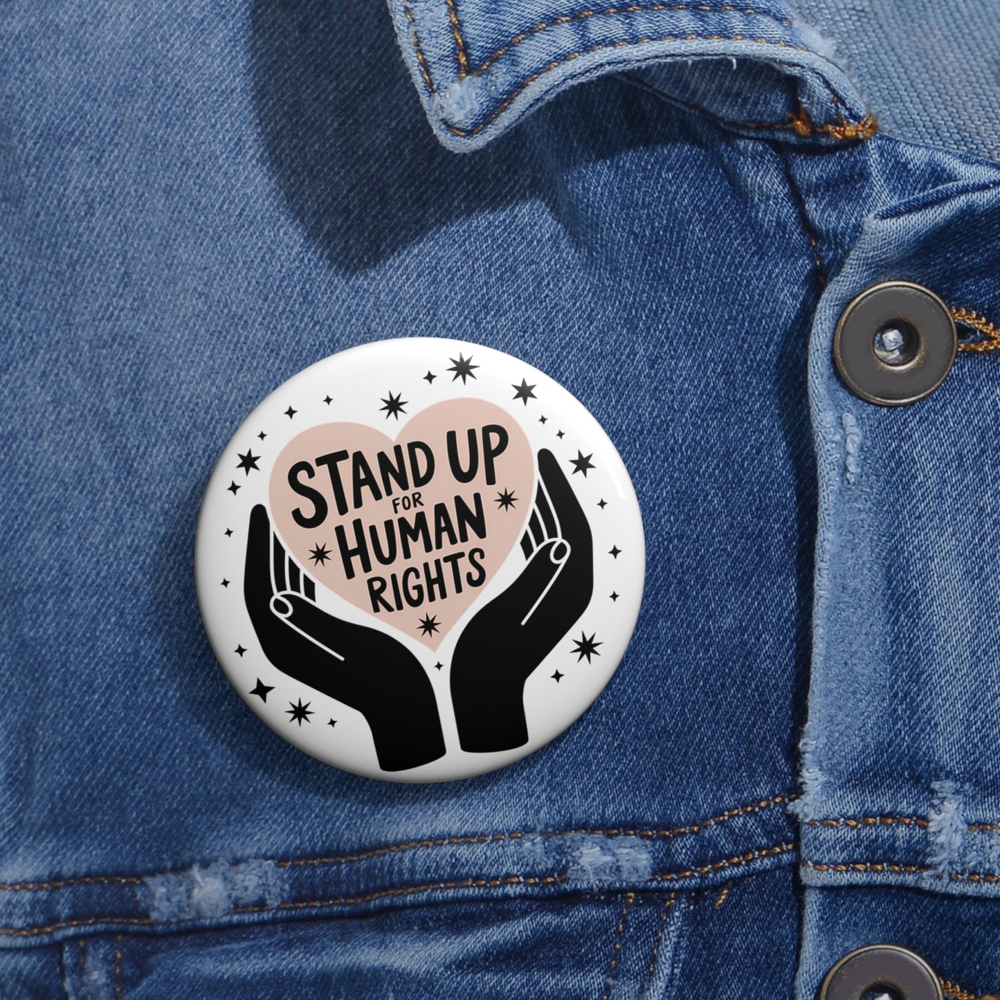 HUMAN RIGHTS Statement Pin